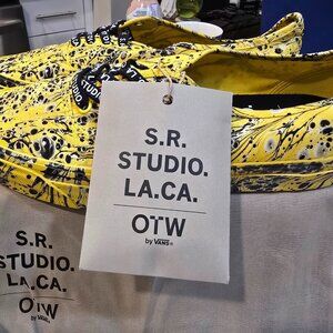 OTW Vans x S.R. Studio LA CA Authentic 44 Vibram Mens 10 Jackson Pollock Art NEW